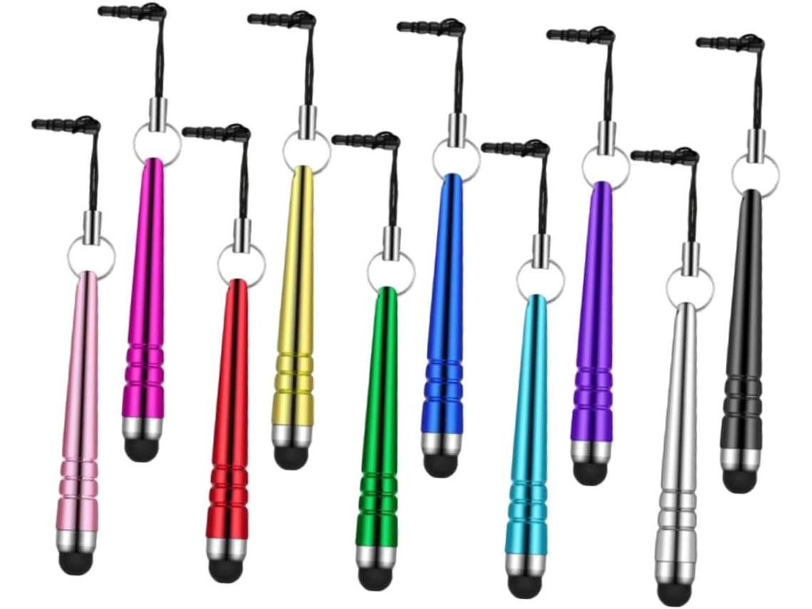 Conjunto De 40 Canetas Stylus Capacitivas Com Design De Taco De Beisebol Para Tablets E Celulares Proteção Precisa Para A Tela Gokoco