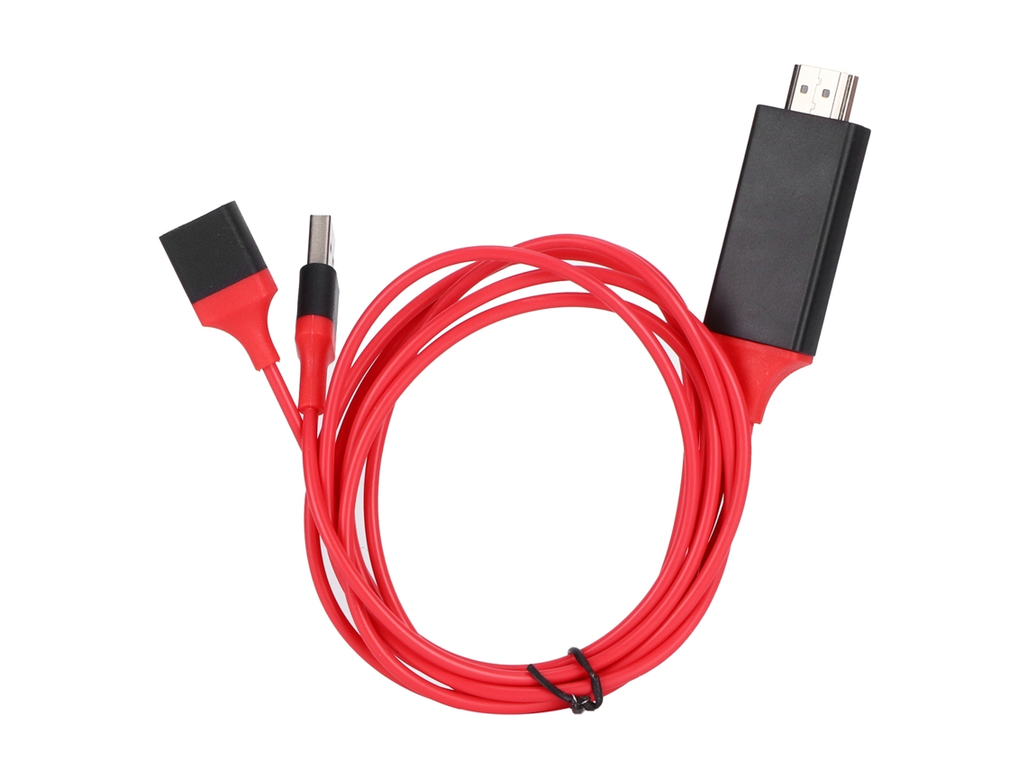 Cabo Adaptador Hdmi 1080p para Celular e Tablet, Conector Tv Hd, 2m