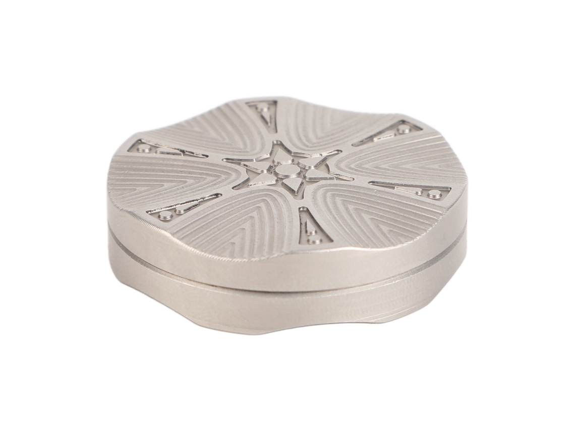 Mali moeda Háptica Magnética Metal Deslizante Portátil Alivio de Estresse Brinquedo Sensorial