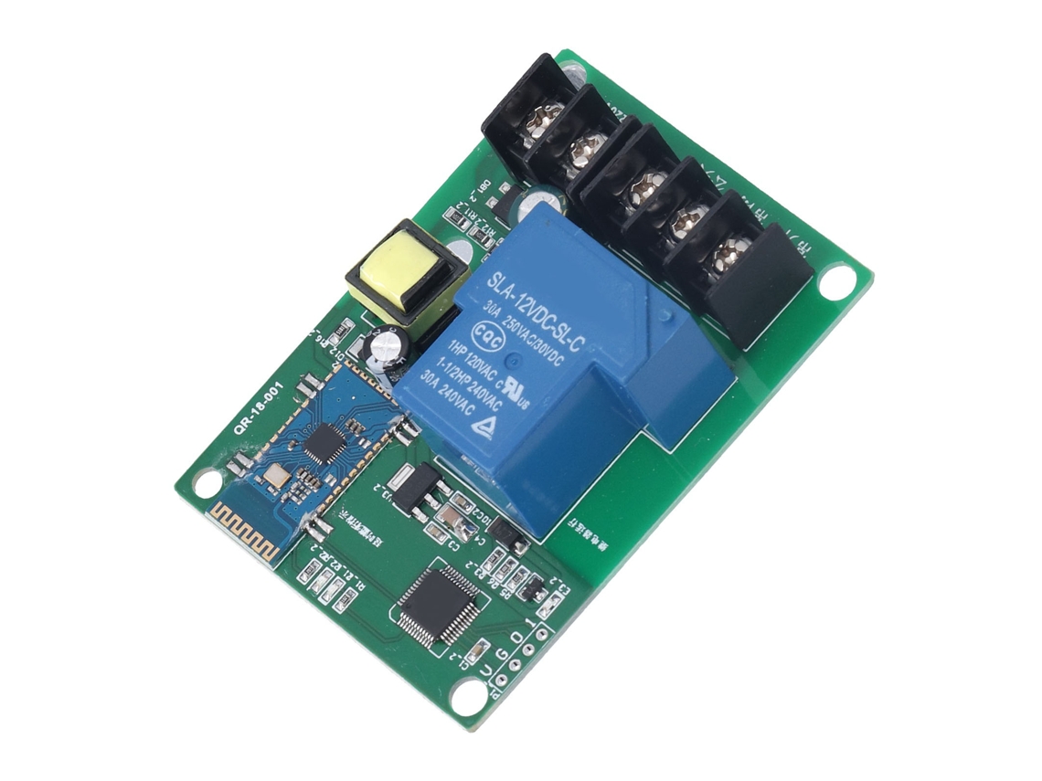 Módulo Relé Bluetooth De Canal Único Com Controlo Remoto Sem Fios E Sem Driver - Laxiscreed