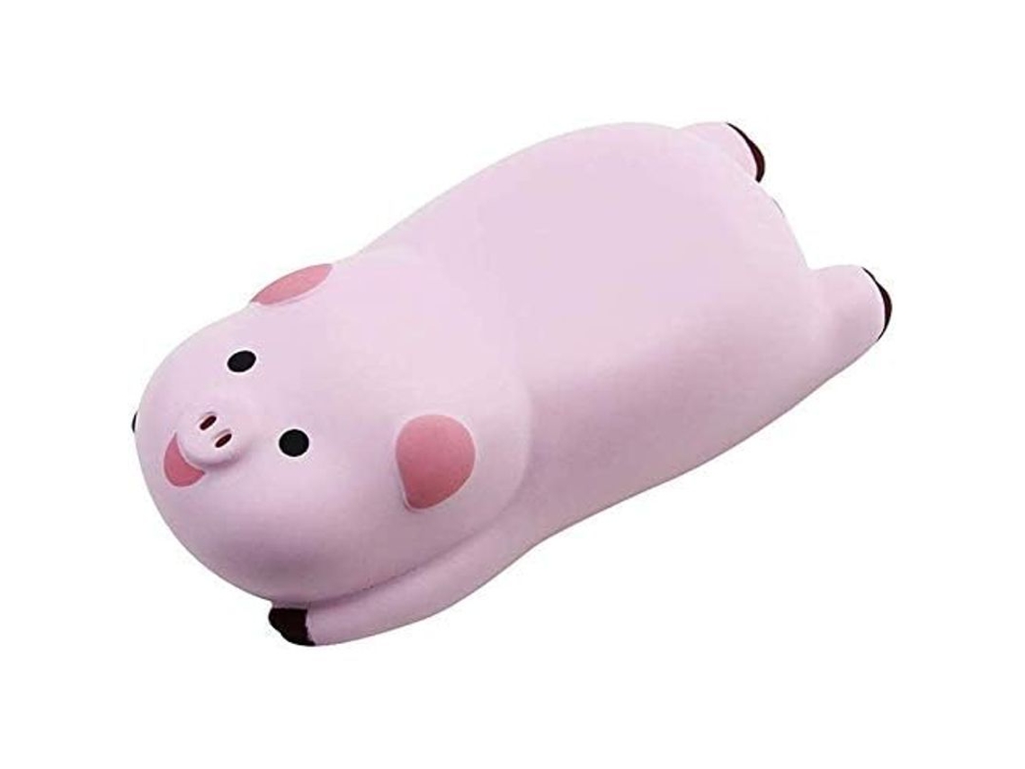 2026 mouse Pad com Apoio de Pulso, Mini Porco Cartoon Ergonômico (rosa)