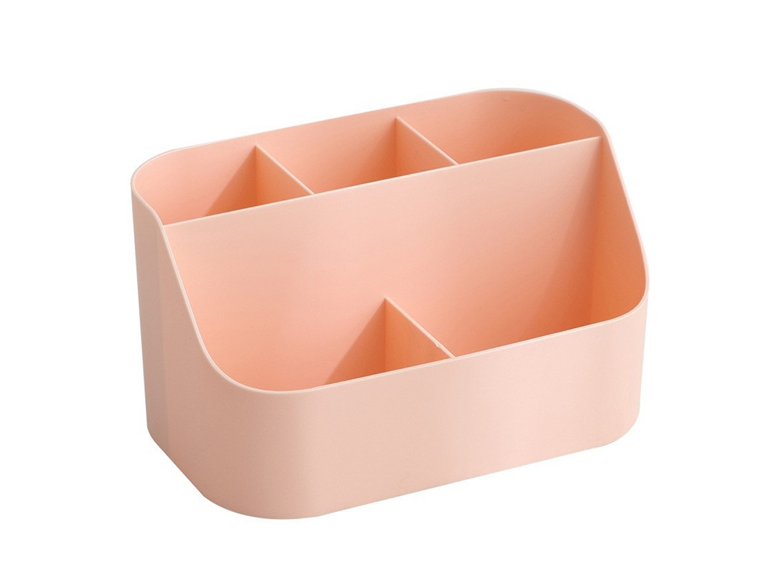 Organizador De Escritório Com 5 Compartimentos, Porta Canetas, Lápis, Material Escolar, Suporte De Mesa, Armazenamento Para Crianças E Professores, Ro