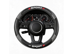 Capa Universal para Volante de Carro HENTEN HOME para Diâmetro de 38 Cm Material Respirável (cinza)