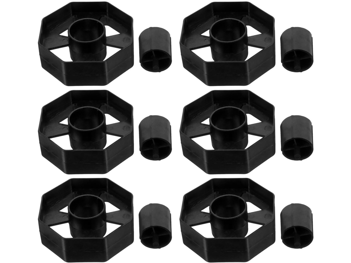 Núcleo De Reposição Vanzack Para Dispensador Fita Adesiva Mesa, Suporte De Plástico Preto Durável E Resistente Para Uso
