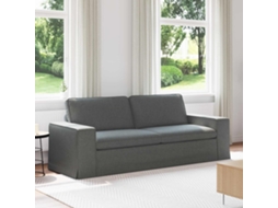 Vidaxl Sofá Cinza Escuro 222 X 80 X 82 Cm Tecido