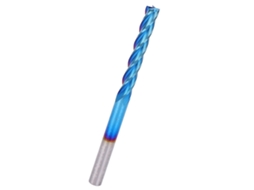 Laxiscreed Fresa De Quatro Canais Com Revestimento Nanometer Blue Para Cnc
