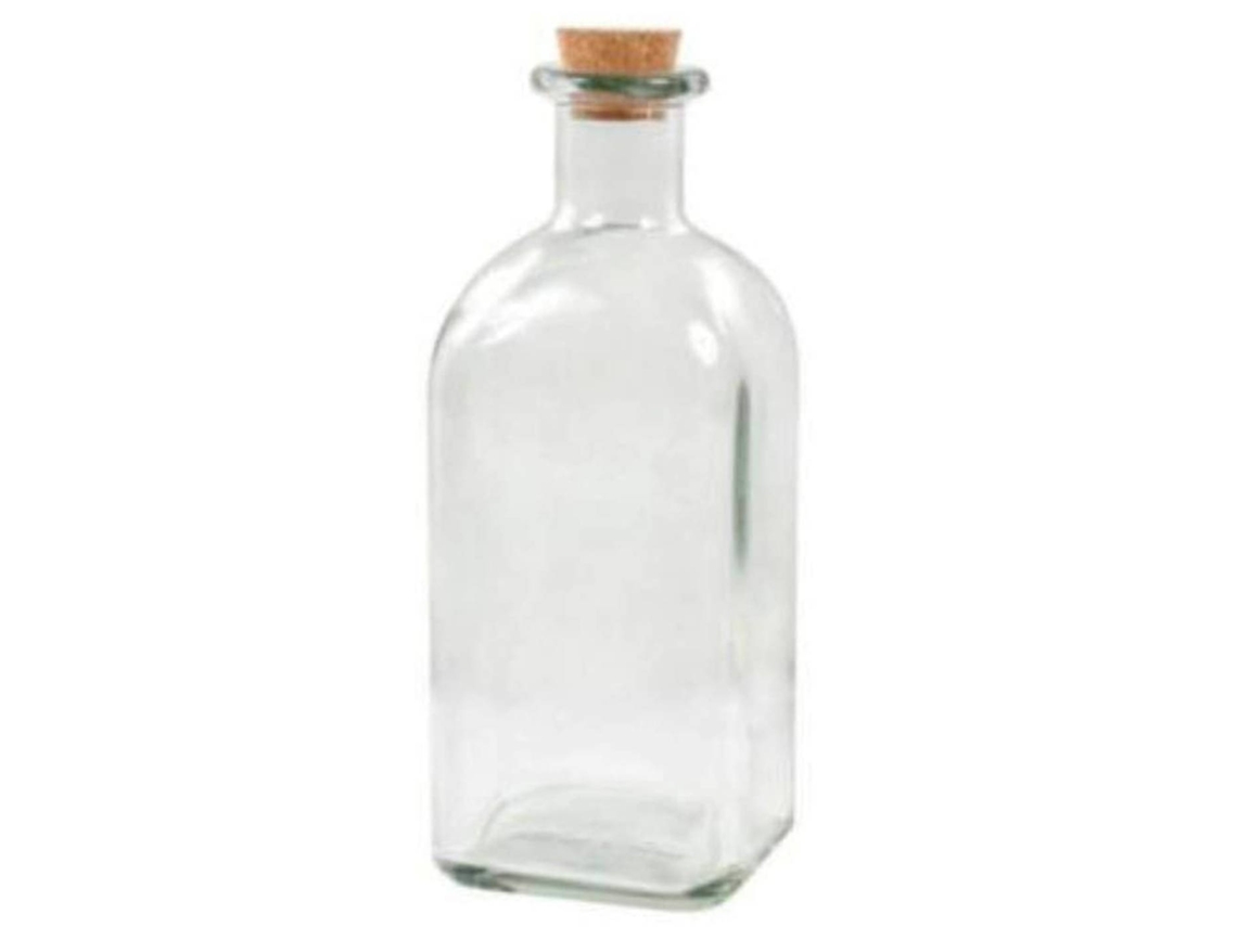 Garrafa De Vidro, Frasco Com Rolha, Reutilizável, Recarregável, Aguardente, Óleo, Água, Vinho, Whisky, Casamentos, 19,5 X 8 Cm, 725 Ml Acan