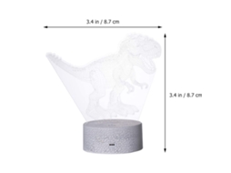 Bj-lâmpada De Ilusão 3d Para Crianças Luzes Noturnas Brinquedos De Dinossauro Presente Para Crianças Luz De Mesa