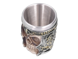 Caneca Em Formato De Caveira, Leve E Resistente À Ferrugem, Feita De Resina Com Interior Em Aço Inox Gokoco