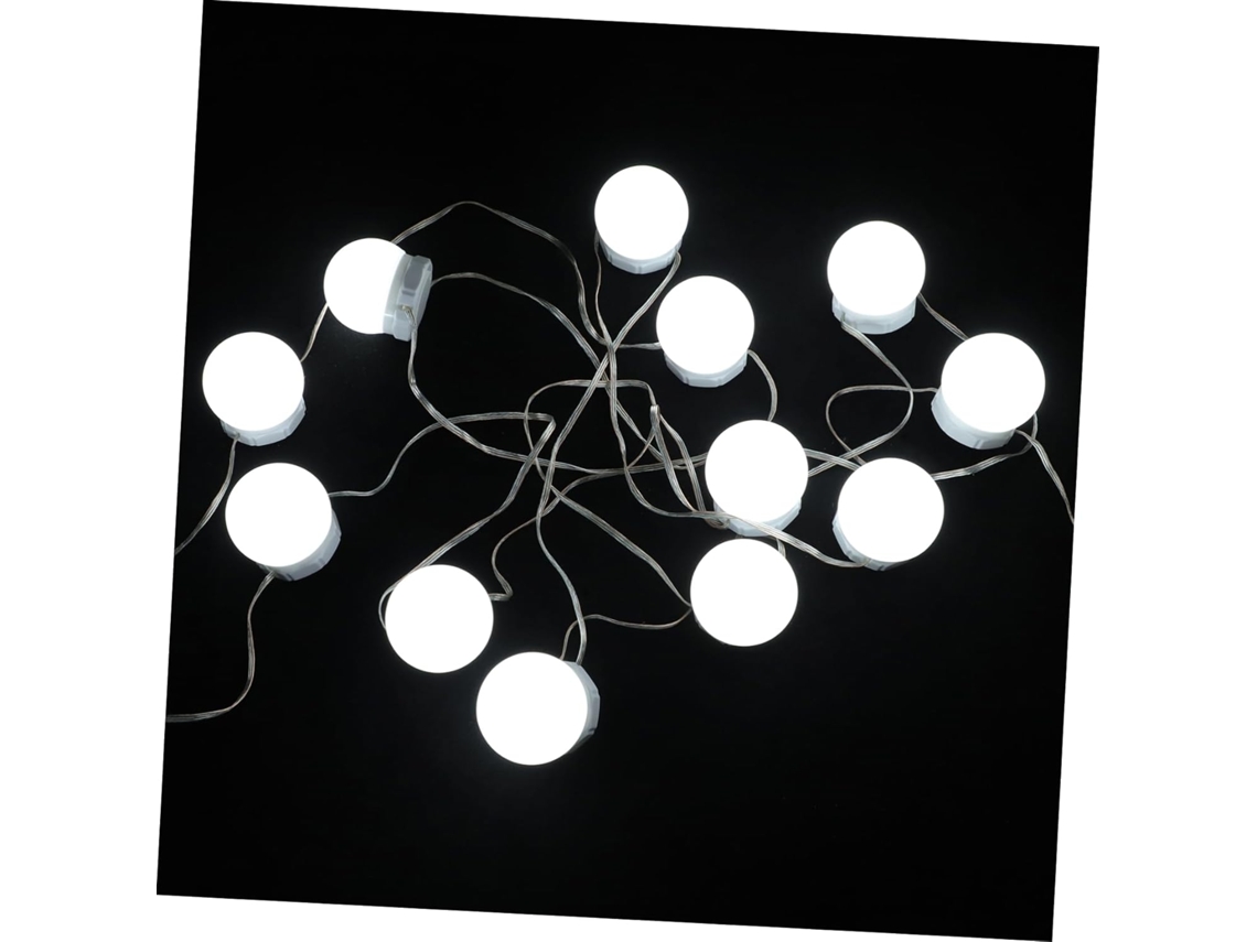 Iluminação Led para Espelho de Penteadeira, Lâmpadas de Maquiagem, Regulável e Segura para os Olhos. SFUSHOS