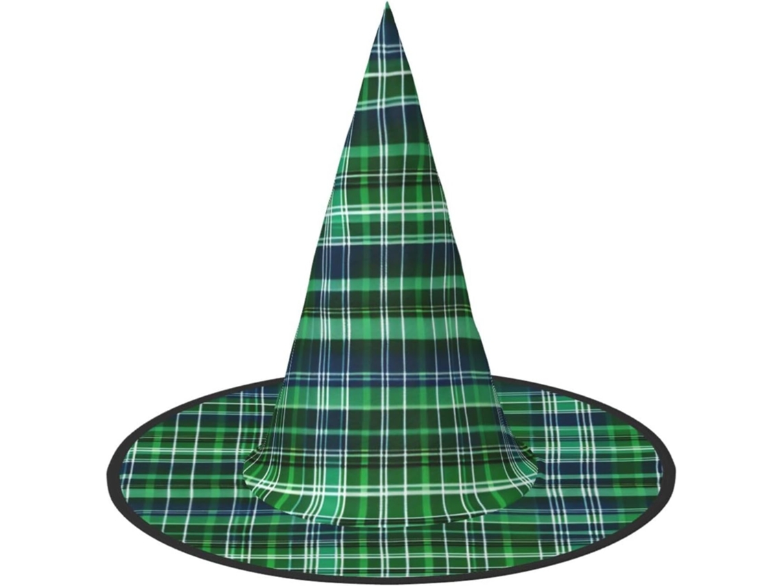 Chapéu Vintage Azul E Verde Com Estampa - Para Uso Prático E Funcional