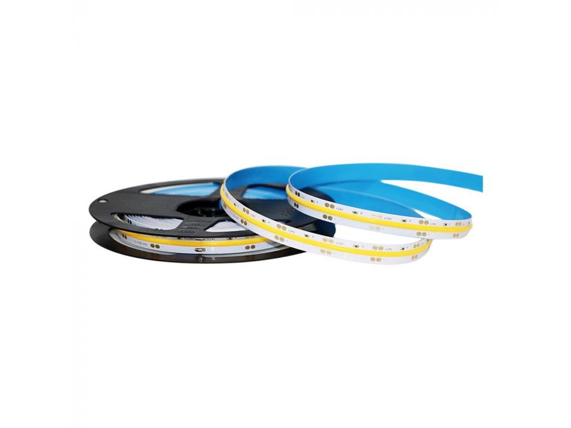 Fita Led 280 Cob 10w/m 6400k 24v Ip20 V tac VTAC