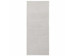 Conjunto 1 Tapete Moderno Vidaxl Creme Poliéster (200 X 80 Cm)