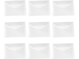 Conjunto De 50 Envelopes Translúcidos Para Convites, Cartões E Documentos - Elegantes E Multifuncionais.