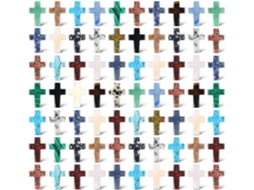 75 Pedras de Cristal em Compartimentos SFUSHOS