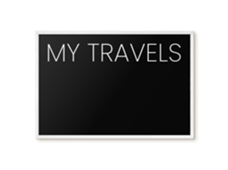 Magnetic Wall Board My Travels For The Office Espelharte (60x40 Cm)