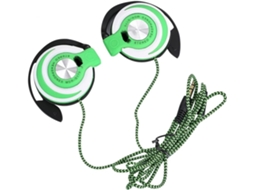 Fones De Ouvido Com Fio, Supra Auriculares, Estéreo Com Graves Potentes E Conector De 3, 5mm, Gancho De Orelha Ajustável