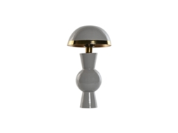 Luminária De Mesa Solar Led Para Exterior, Recarregável, Regulável, À Prova Dágua Ip44, Portátil, Cinza Claro, Ideal Para Jardim E Pátio Ehstmind