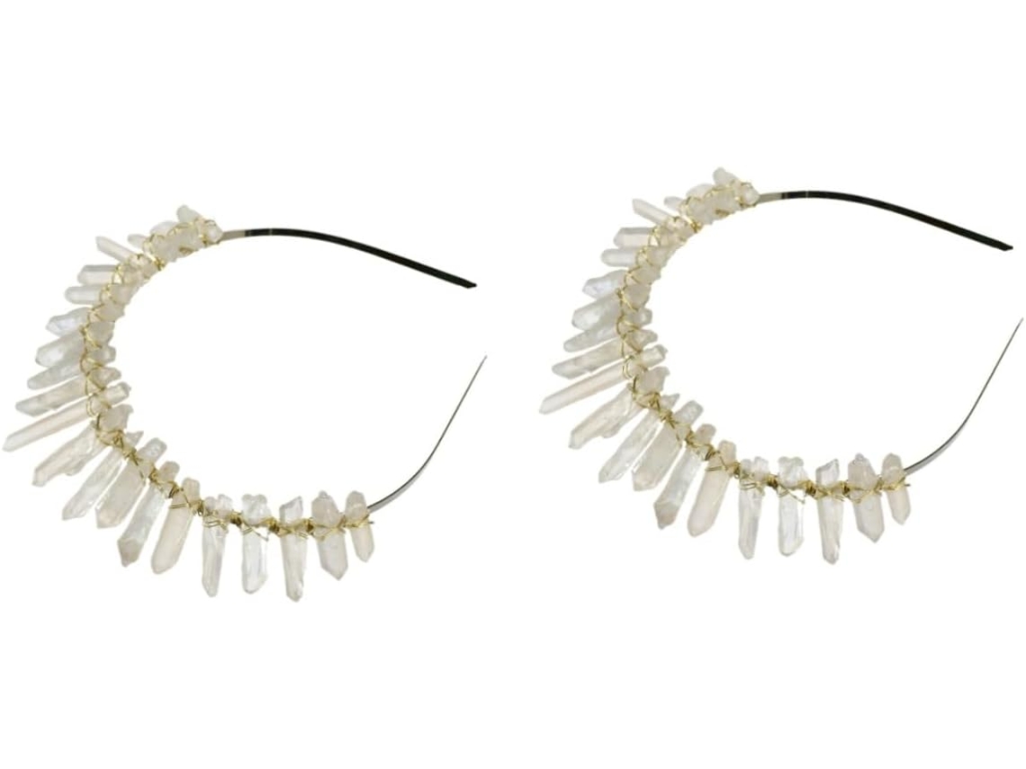 Conjunto De 2 Faixas De Cabelo Chiques, Acessório Elegante Para Celebrações E Adorno De Cabeça Precioso.