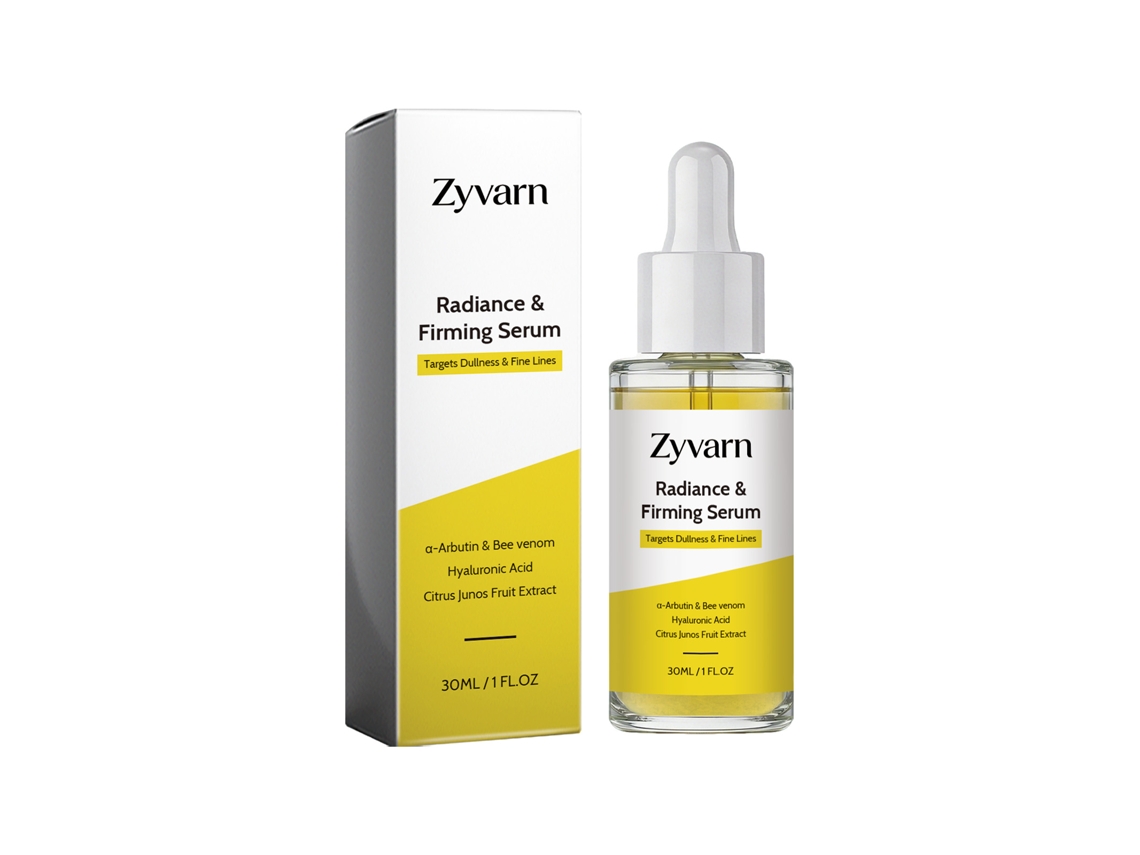 Sérum Facial Radiante Zyvarn Cuidado Suave Hidrata Clareia Contorno Da Pele