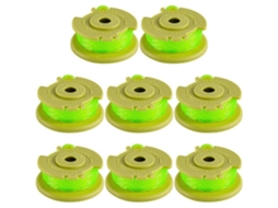 Conjunto De 8 Bobinas De Nylon Para Cortador De Grama Ryobi Ac80rl3 - Peças De Reposição