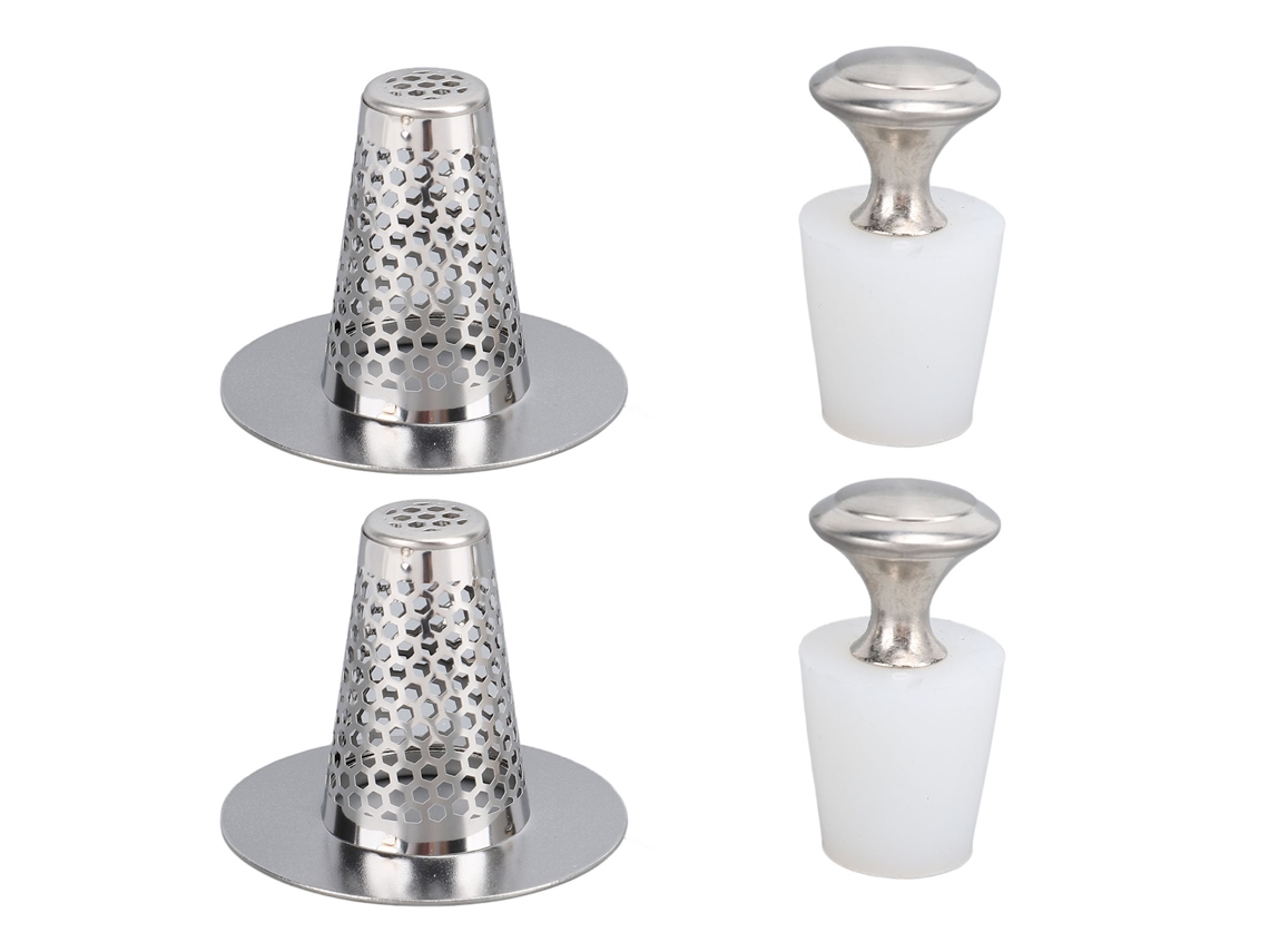 Filtros De Desagüe Para Lavabo De Baño Con Captadores De Cabello Anti-obstrucción