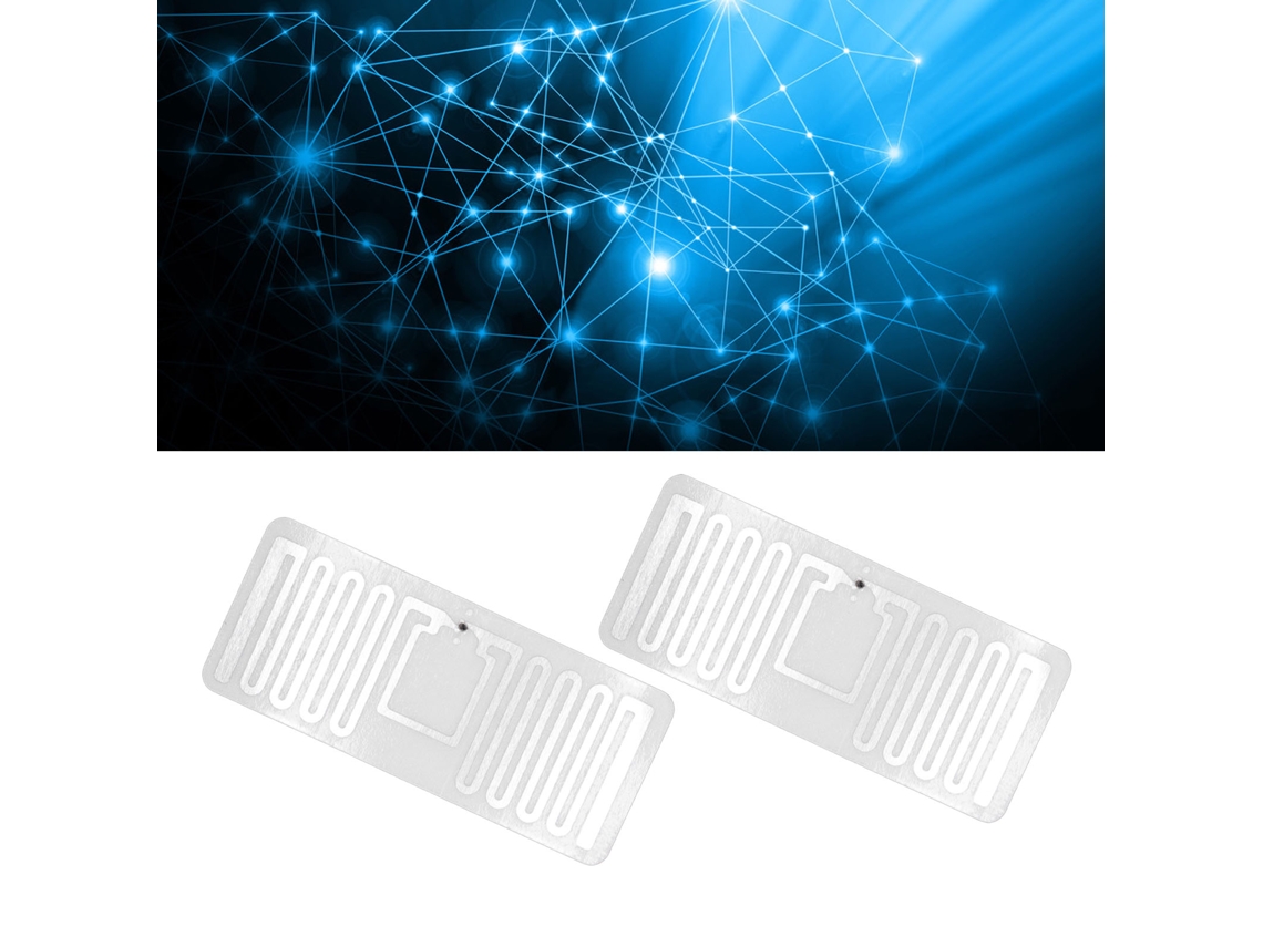 100 Etiquetas Rfid Uhf 860‑960mhz Chip Km4q Inlay Adhesivo Compatíveis Com Iso 18000‑6c Epc Class1 Gen2