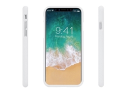 Capa Gentil para iPhone Xs Max MERCURY Pele Sintética Branco