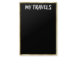 Magnetic Board For Wall My Travels For The Bedroom Espelharte (70x100 Cm)