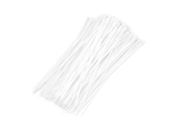 Cinta De Nailon Autoatrapante Blanca Para Cables, Ancho 2,7 Mm, Cable Tie, Wire Tie, Cord Zip Tie Strap (3)