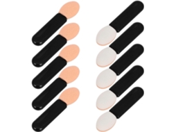Conjunto de 10 Mini Pinças de Maquiagem Para Olhos, Aplicadores de Sombra e Batom.