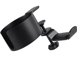 Suporte Para Copos Preto Jojofuny, Suporte Para Fones De Ouvido Ajustável E Giratório Em Liga De Alumínio, Design