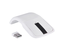 Aetheria mouse Sem Fio Táctil Dobrável Arc 2.4ghz Usb Receiver para Pc Notebook Smart Tv Branco