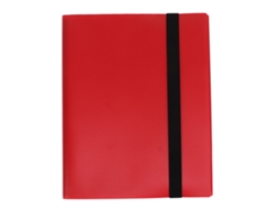 Carpeta de Cartões com 9 Bolsos e 360 Slots, para Colecionar Cartões Esportivos, Álbum de Cartões T116, Vermelho | S/MARCA