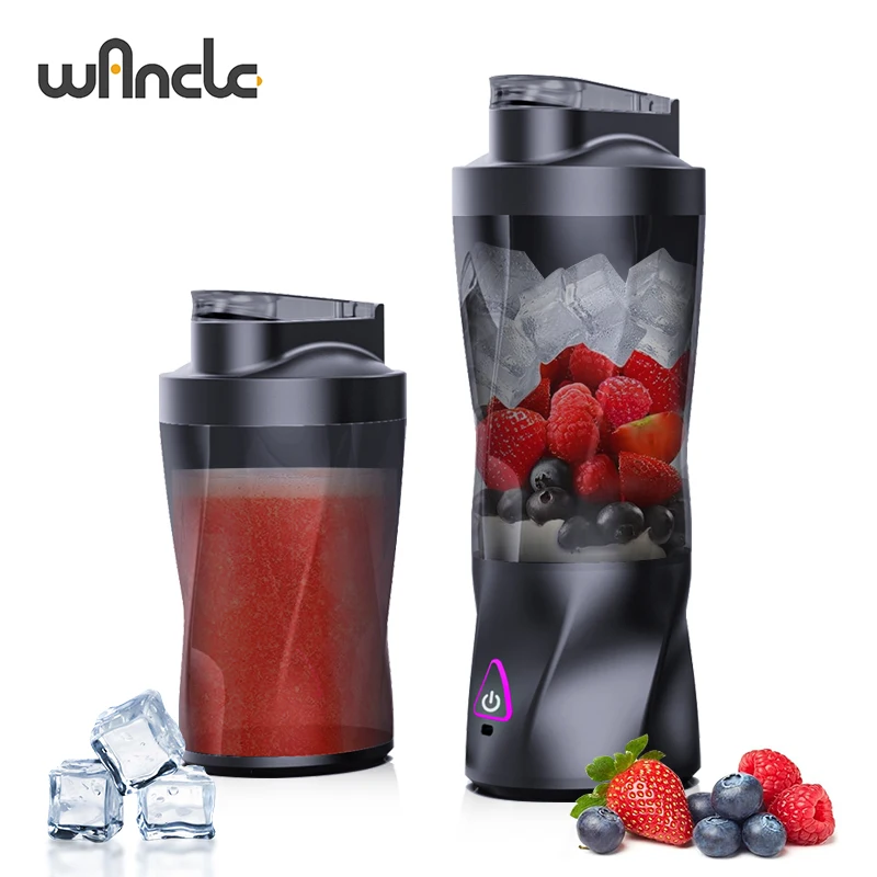 (preto) Liquidificador Elétrico Portátil, Liquidificador De Frutas Frescas, 700ml Multifuncional