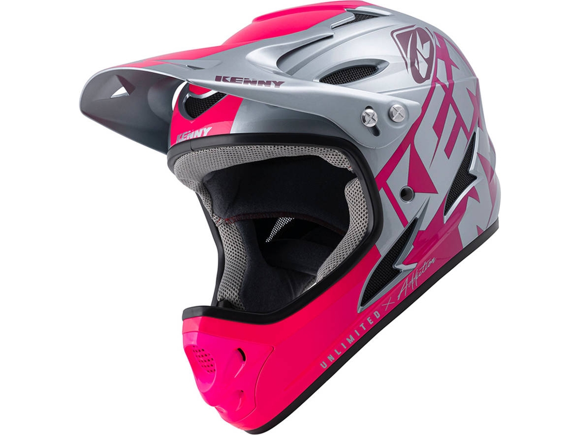Capacete de bicicleta de montanha KENNY Down Hill 2022 Graphic (Tam: XL - Rosa)