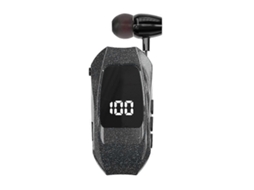 Fone De Ouvido Retrátil Sem Fio Com Lapela E Display Digital Led, Adequado Para Treinamento Esportivo, Direção E Trabalho. Ly Ebike
