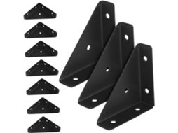 Conjunto De 10 Suportes Angulares De Metal Para Cama E Guarda-roupa, Suporte Reto.