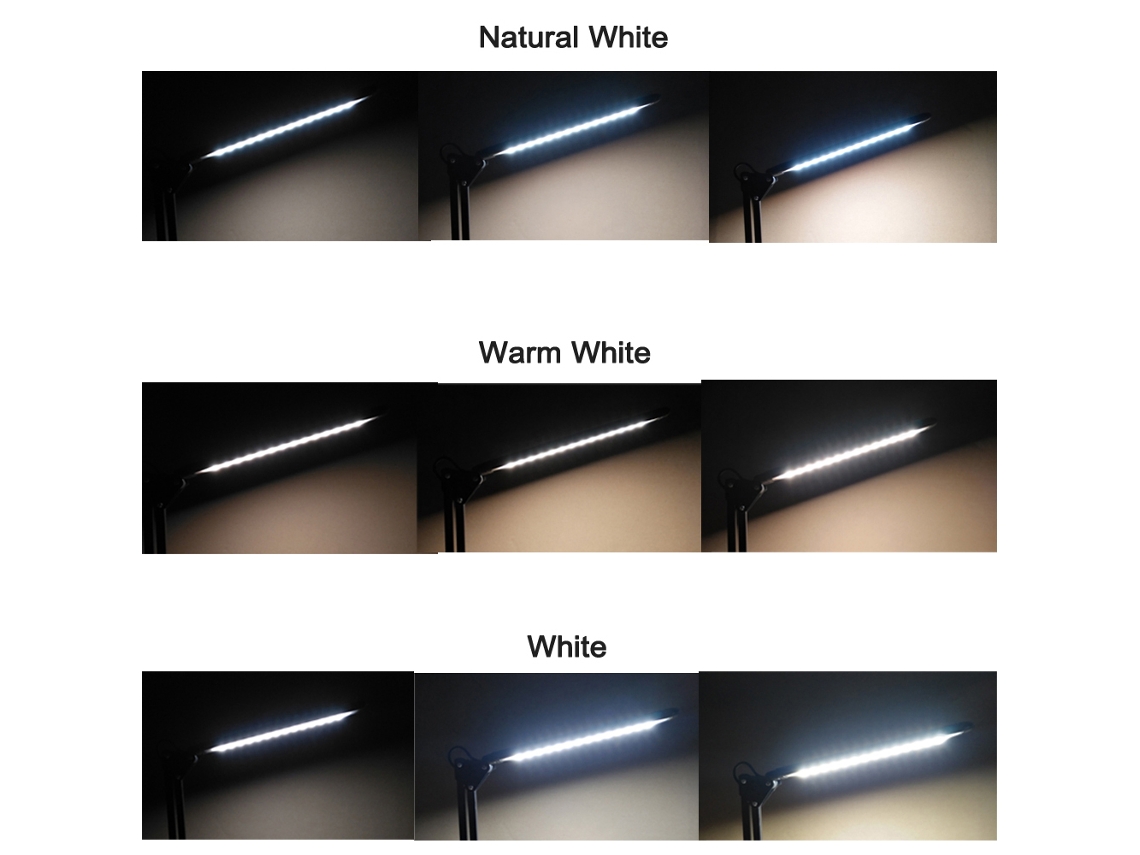 2026 lâmpada de Escritório Led Usb Regulável com 3 Modos de Cor Luz de Leitura Flexível Dc5v