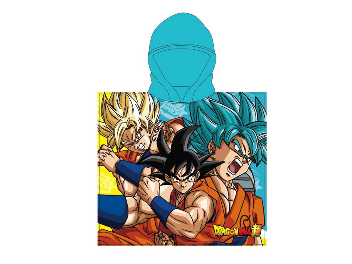 Poncho De Microfibra Dragon Ball Fight 110x55 Cm 86803