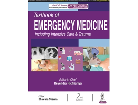 Livro Textbook of Emergency Medicine Including Intensive Care Trauma de Ed Richhariya Devendra (Inglês)
