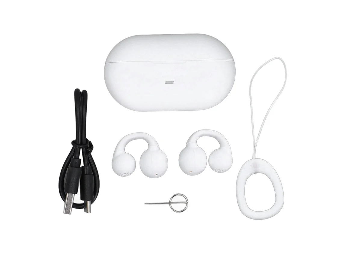 Auriculares desportivos Bluetooth F7 TWS com redução de ruído CVC8.0 e mini ventilador | S/MARCA