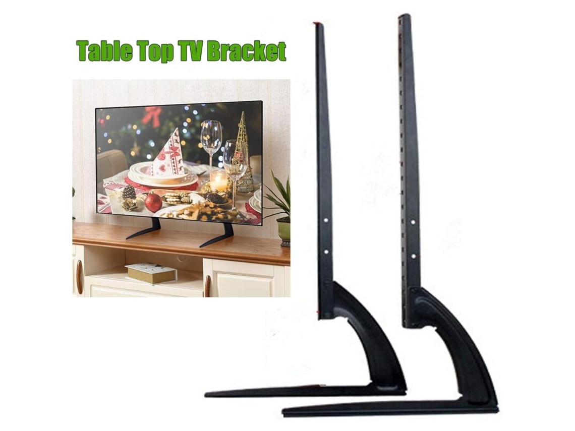 Conjunto de 2 suportes universais para TV, ajustáveis, compatíveis 32-70 polegadas, AQUAFORGE