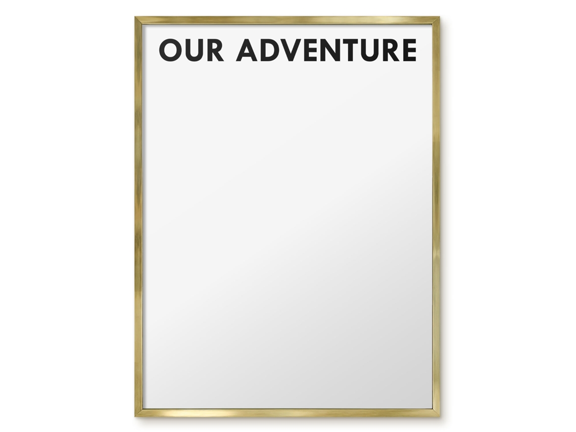 Magnetic Board Our Adventure For The Living Room Espelharte (60x80 Cm)