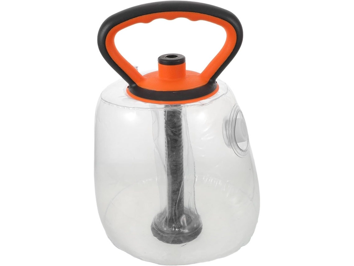 Kettlebell Ajustável De Plástico Healeved 40l Laranja Para Treino