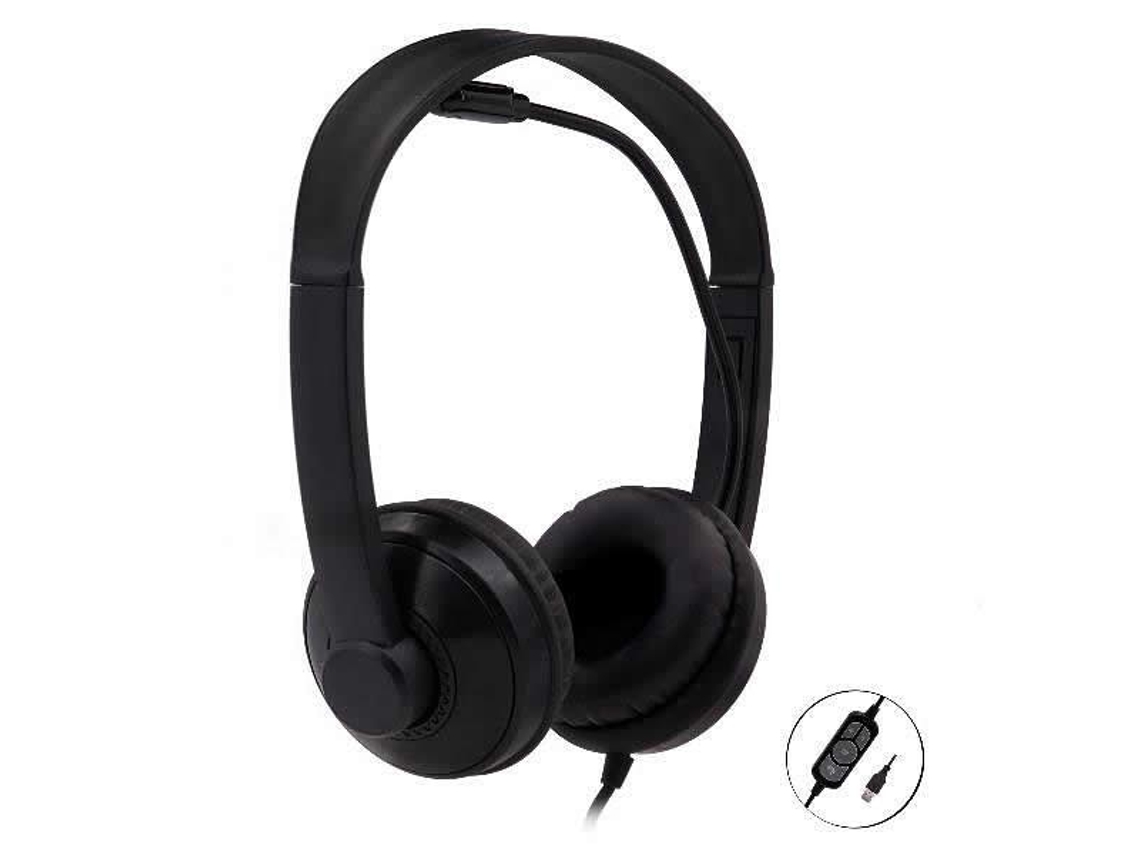 Auriculares com MicroAuriculares Nilox Nxau0000001 Preto