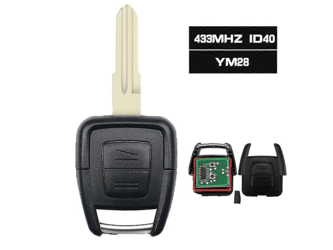 Chave remota para Opel Zafira Astra A/G Bosch TS 1999-2005, chip ID40, 433,92 MHz, 2 botões vayotoy