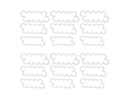 18pcs Moldes De Cortar Galletas Flor Rosa Fondant Herramientas De Decoración Para Pasteles Diy