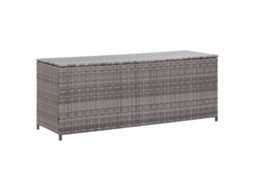 Outdoor Storage Box, Outdoor Storage Boxes Vidaxl Cinzeto Rattan / Vime (n/a)