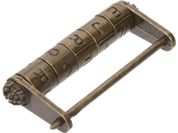 Fechadura Vintage para Armários e Gavetas com Fechadura de Combinação, Feita Liga Zinco, Estilo CHABERLU